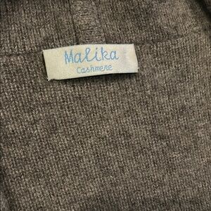 Malika Women's Brown Cashmere Sweater/Cardigan